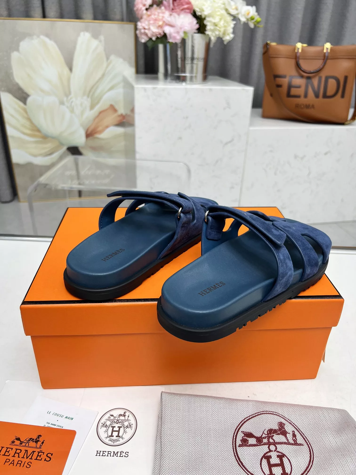 Sophisticated 1421 Hermes Slippers For Men
