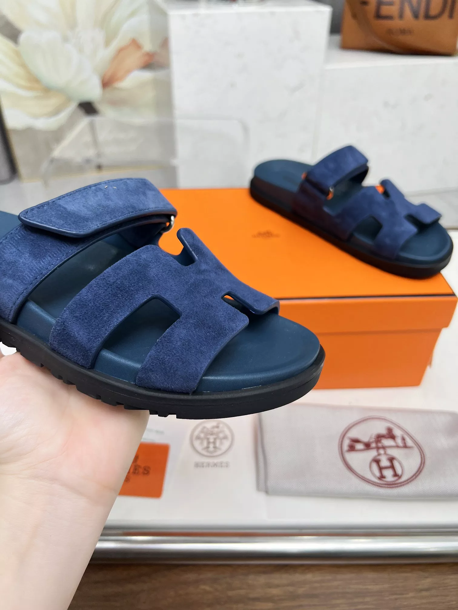 Sophisticated 1421 Hermes Slippers For Men