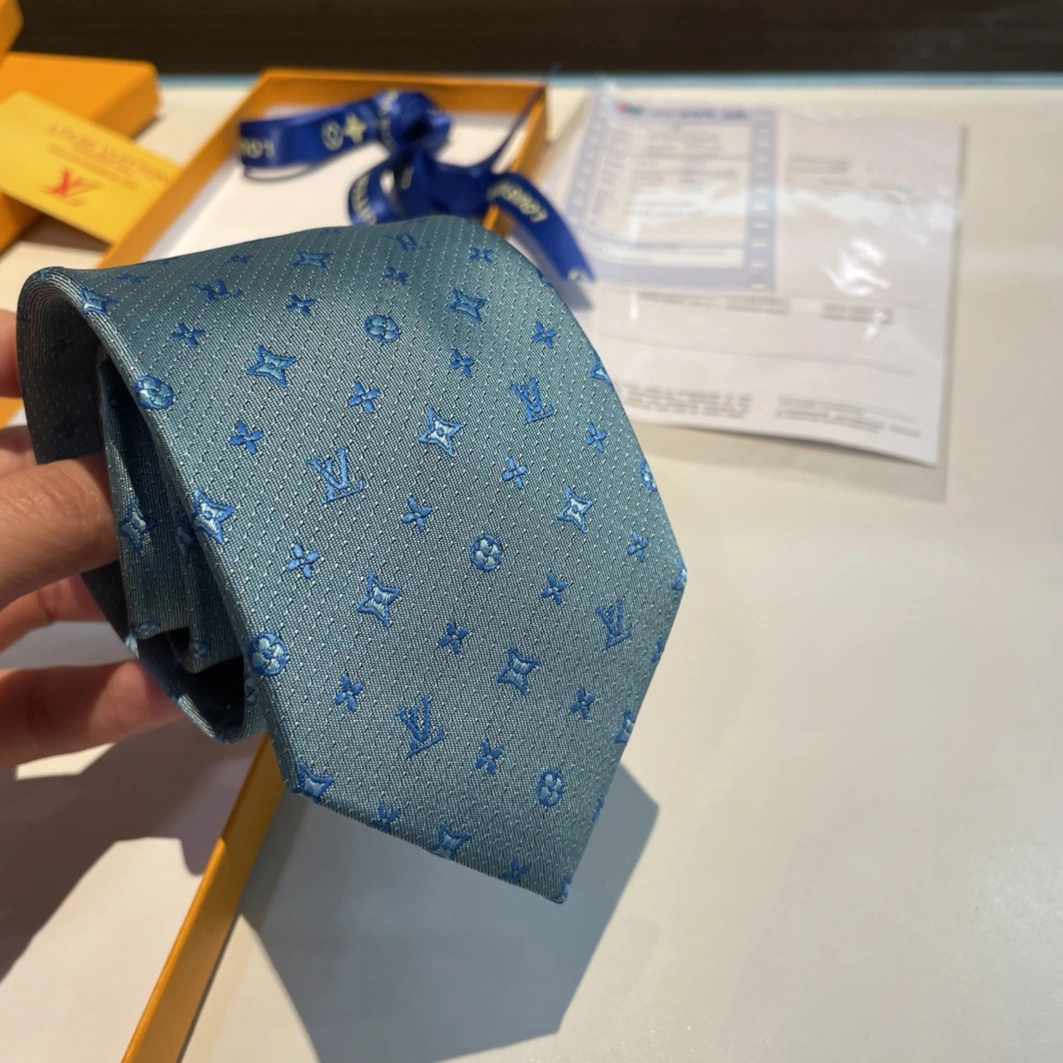 Sophisticated 1598 Louis Vuitton LV Necktie For Men