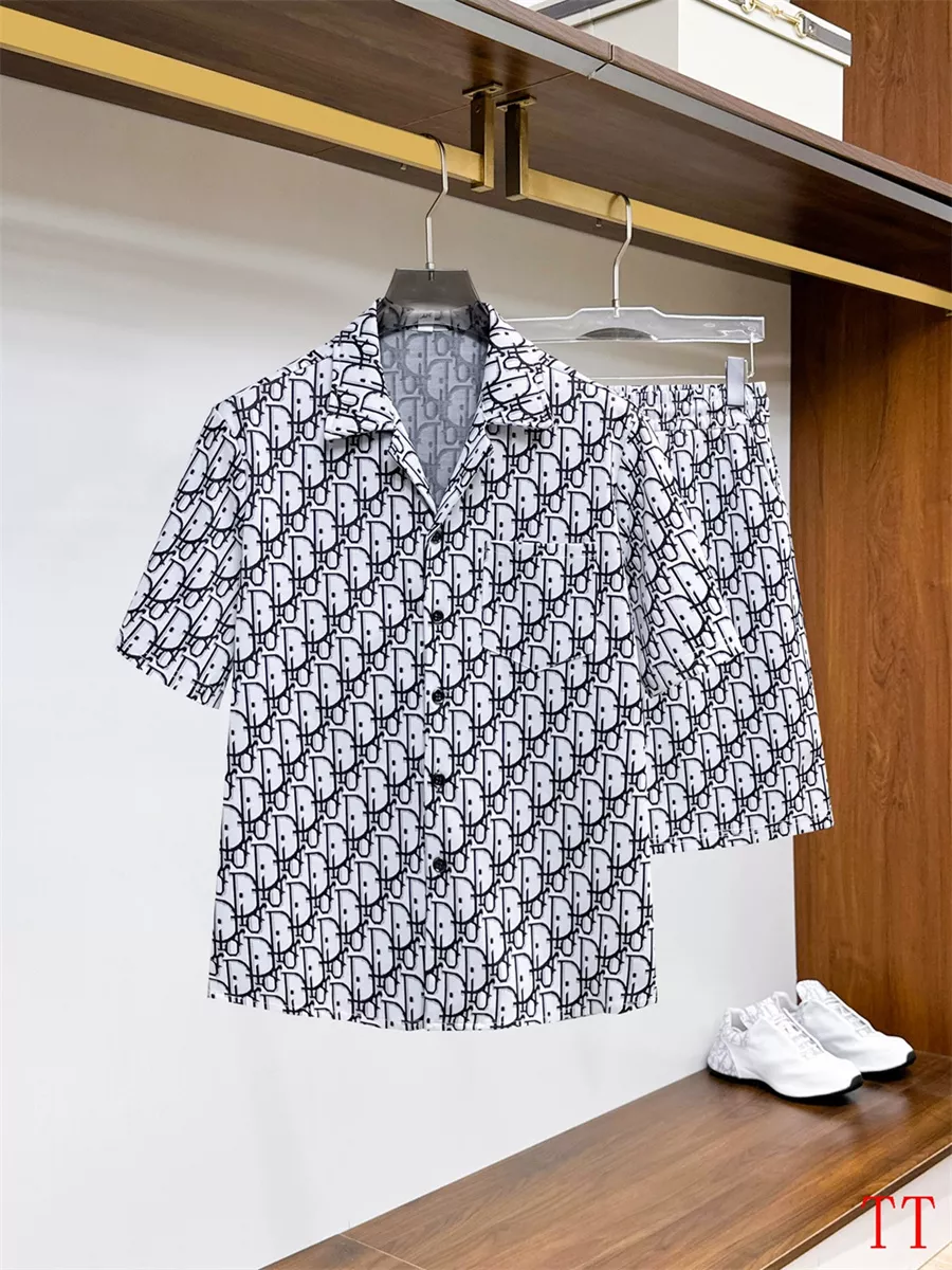 Sophisticated 1643 Christian Dior Tracksuits Short Sleeved For Men