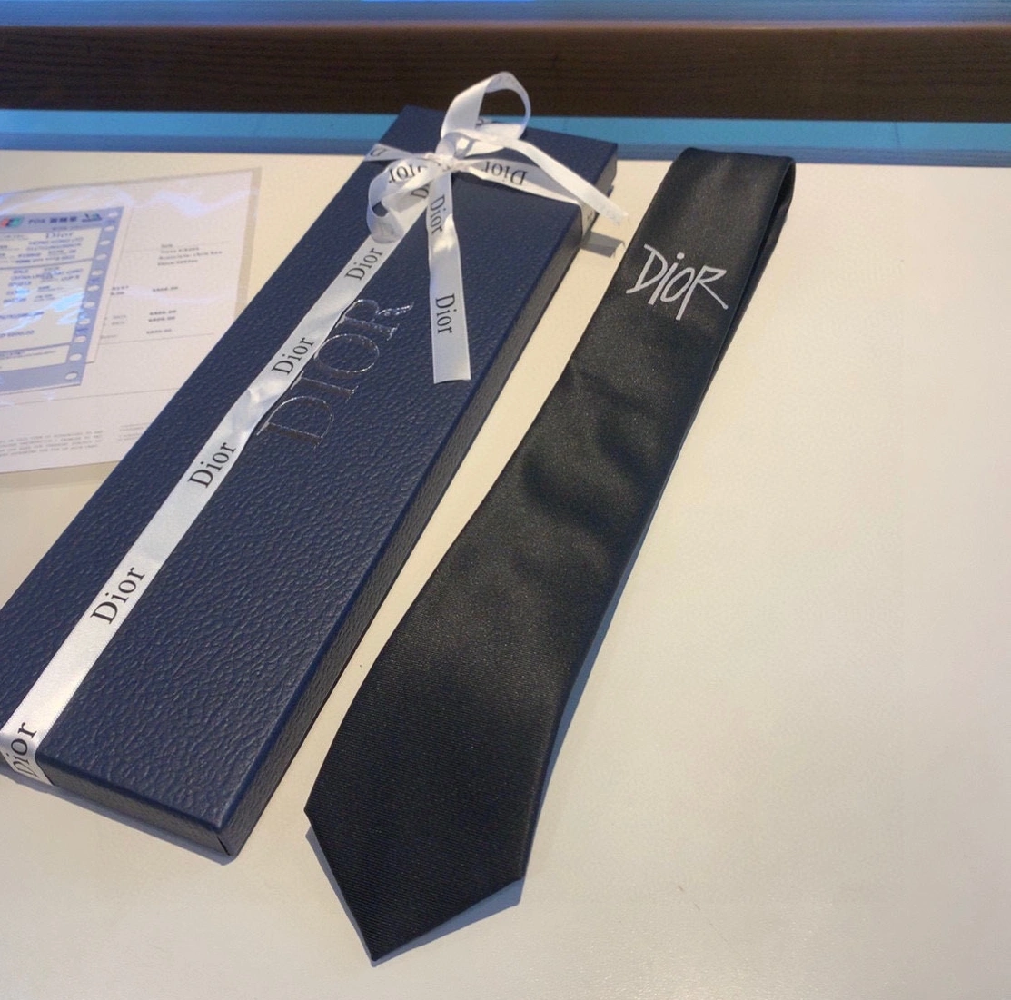 Sophisticated 1913 Christian Dior Necktie For Men