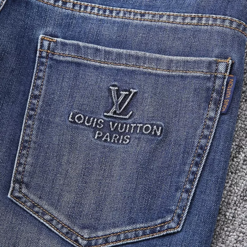 Sophisticated 198 Louis Vuitton LV Jeans For Men