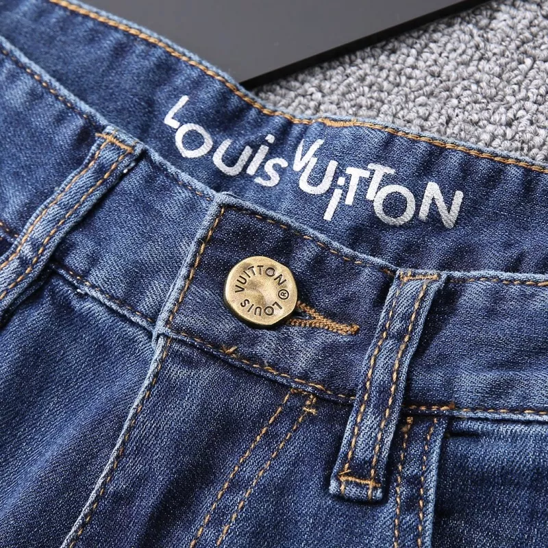 Sophisticated 198 Louis Vuitton LV Jeans For Men
