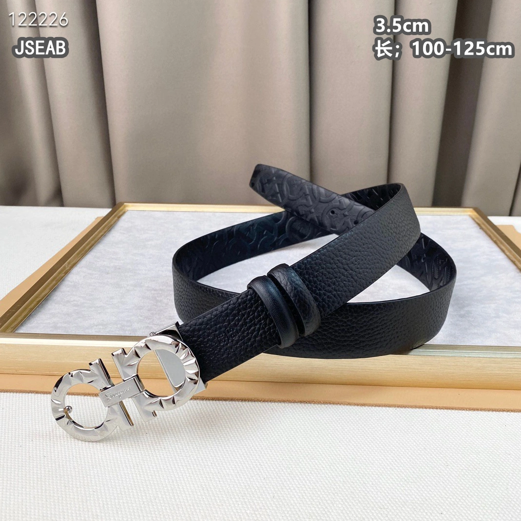 Sophisticated 2033 Salvatore Ferragamo AAA Quality Belts For Men