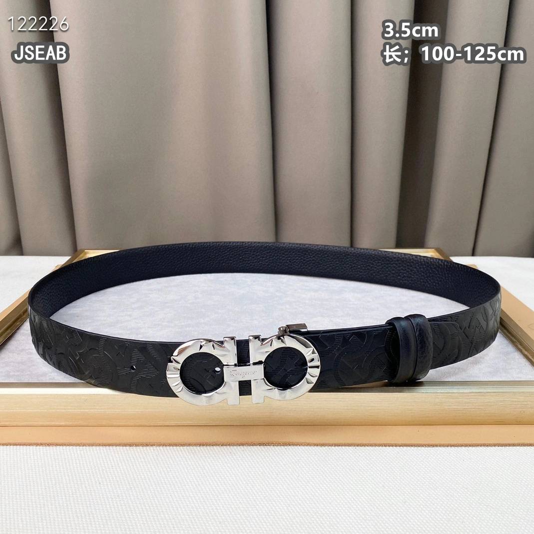 Sophisticated 2033 Salvatore Ferragamo AAA Quality Belts For Men
