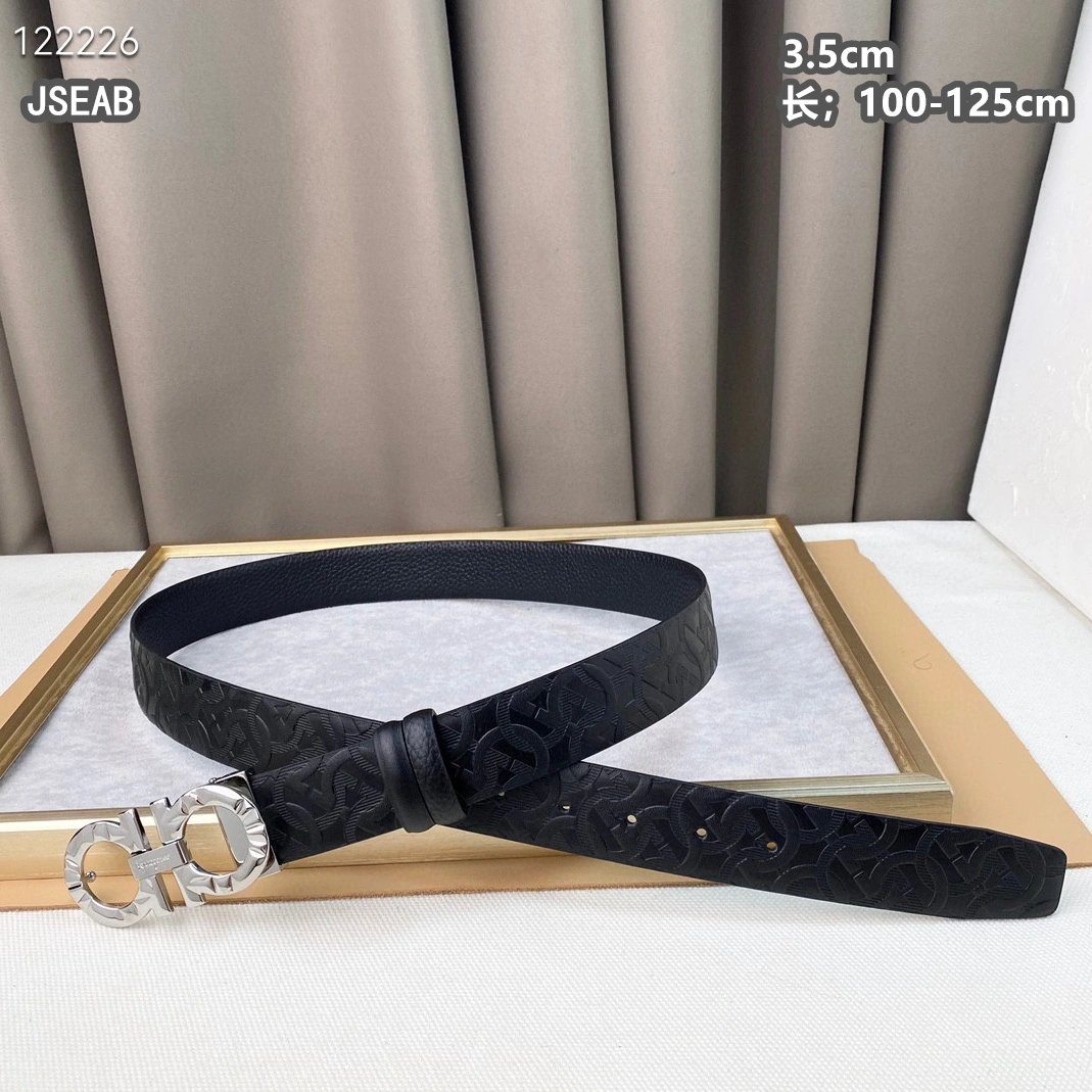 Sophisticated 2033 Salvatore Ferragamo AAA Quality Belts For Men