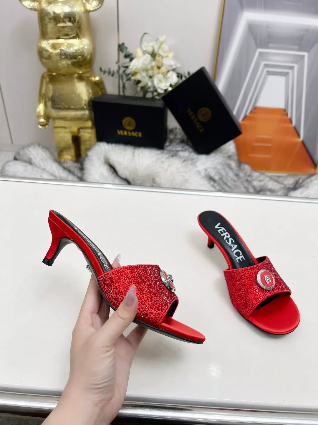 Sophisticated 2085 Versace Slippers For Women
