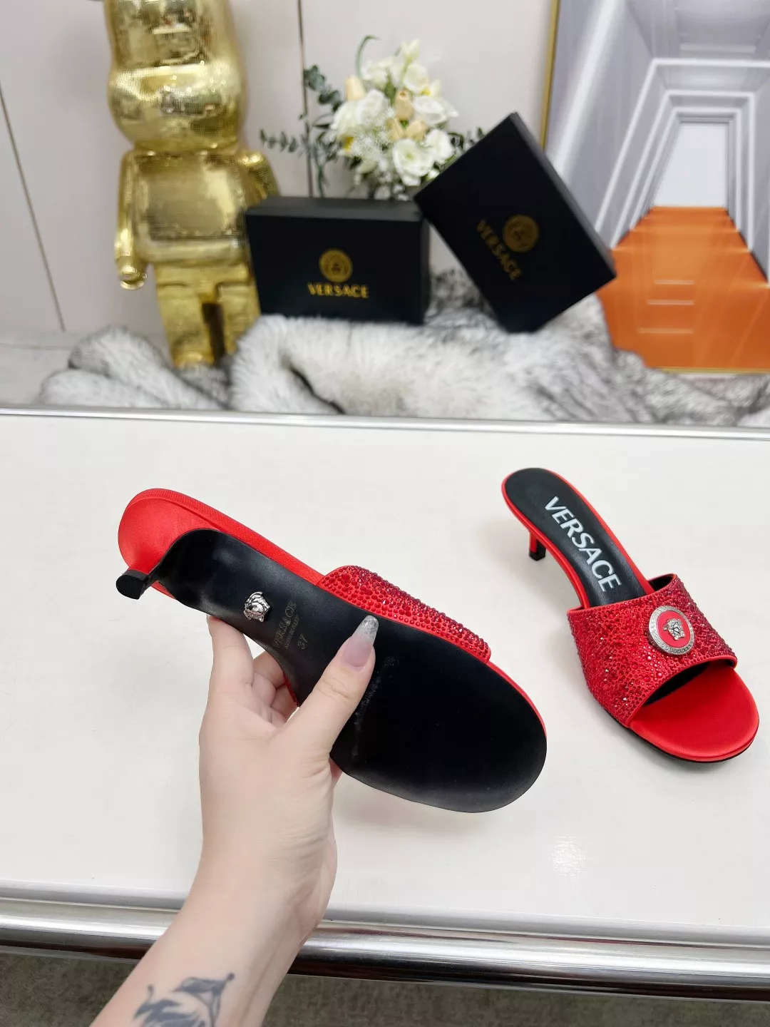 Sophisticated 2085 Versace Slippers For Women