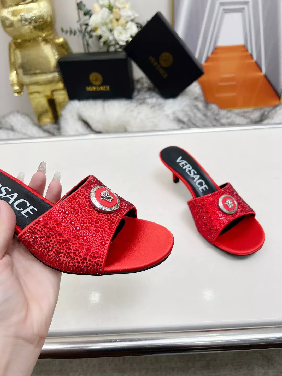 Sophisticated 2085 Versace Slippers For Women