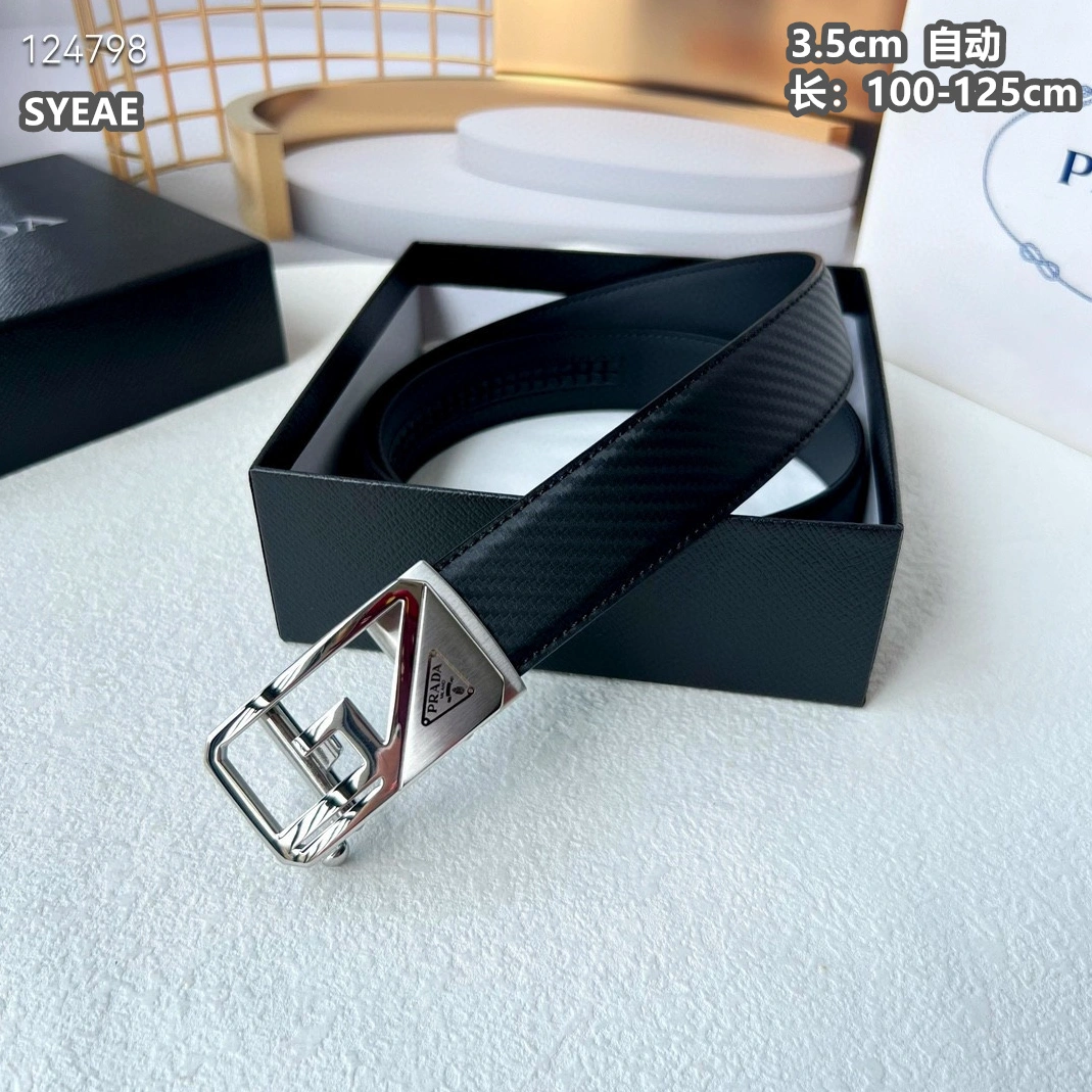 Sophisticated 2307 Prada AAA Quality Belts For Men