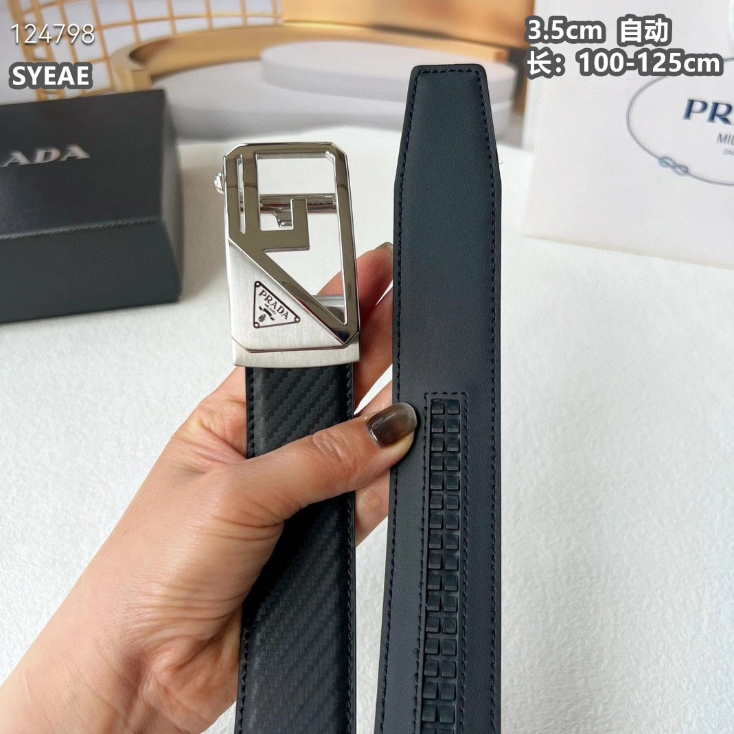 Sophisticated 2307 Prada AAA Quality Belts For Men