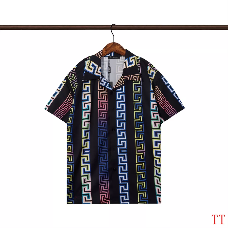 Sophisticated 2372 Versace Tracksuits Short Sleeved For Men