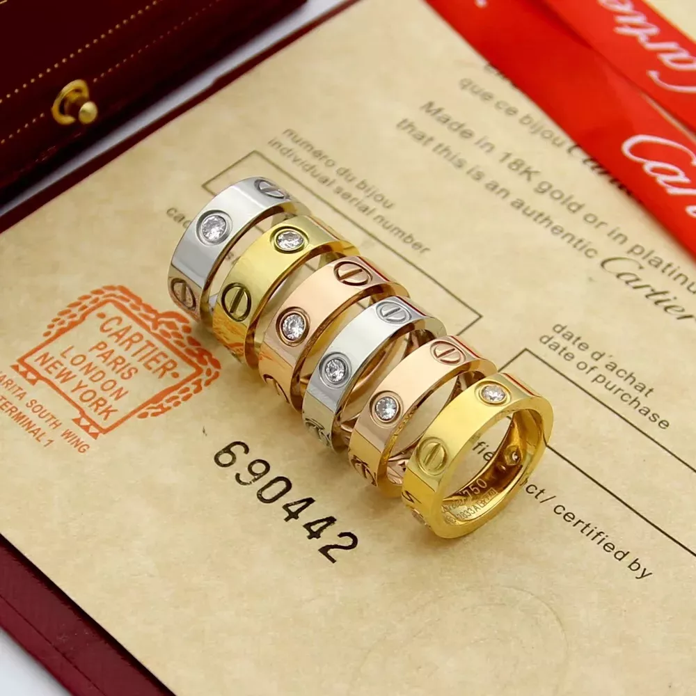 Sophisticated 2631 Cartier Rings In Gold For Unisex