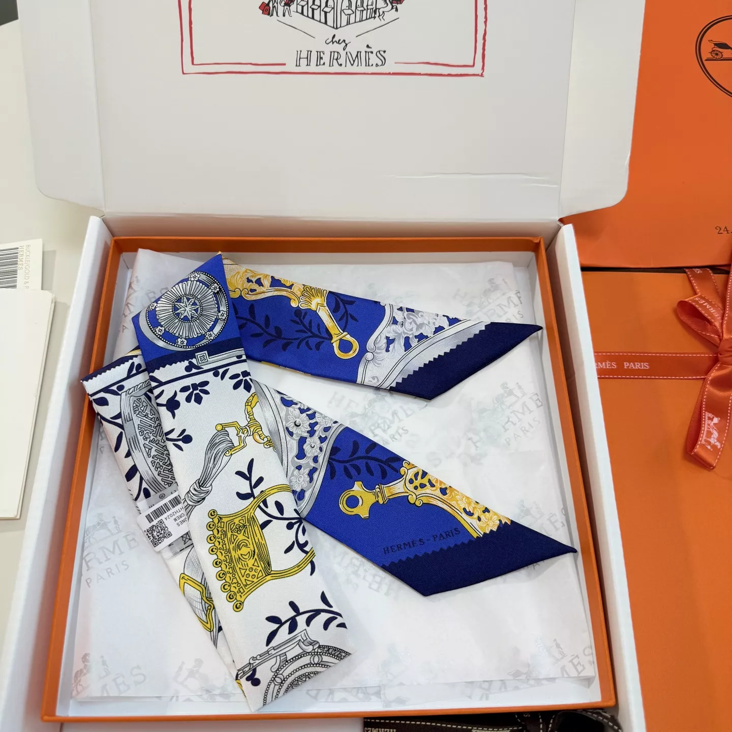Sophisticated 3267 Hermes Silk Scarf