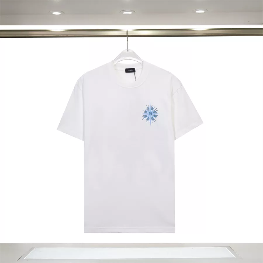 Sophisticated 3277 Amiri T-Shirts Short Sleeved For Unisex