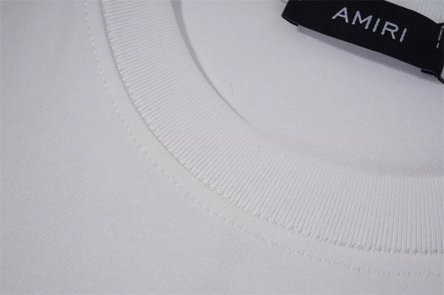 Sophisticated 3277 Amiri T-Shirts Short Sleeved For Unisex
