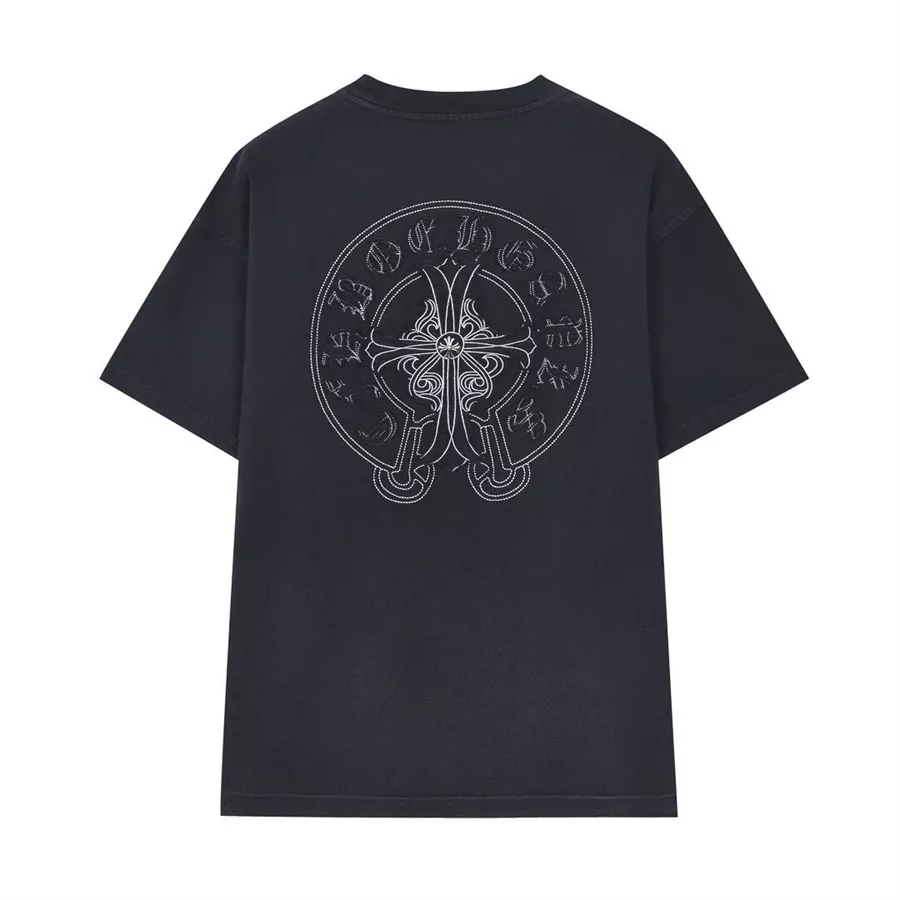Sophisticated 3477 Chrome Hearts T-Shirts Short Sleeved For Unisex