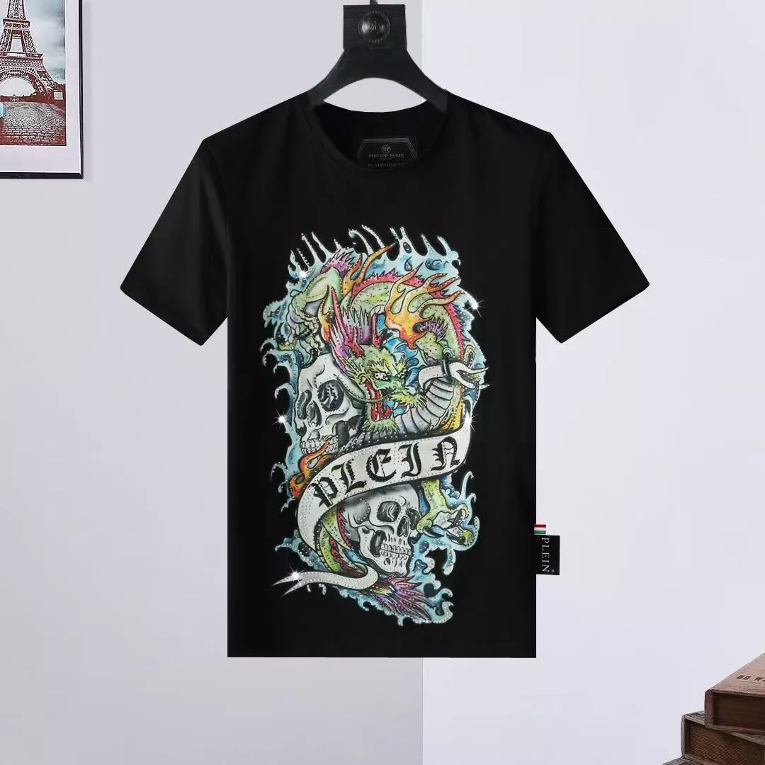 Sophisticated 3599 Philipp Plein PP T-Shirts Short Sleeved For Men