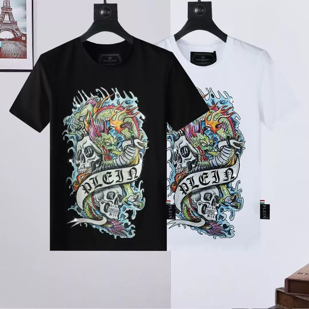 Sophisticated 3599 Philipp Plein PP T-Shirts Short Sleeved For Men