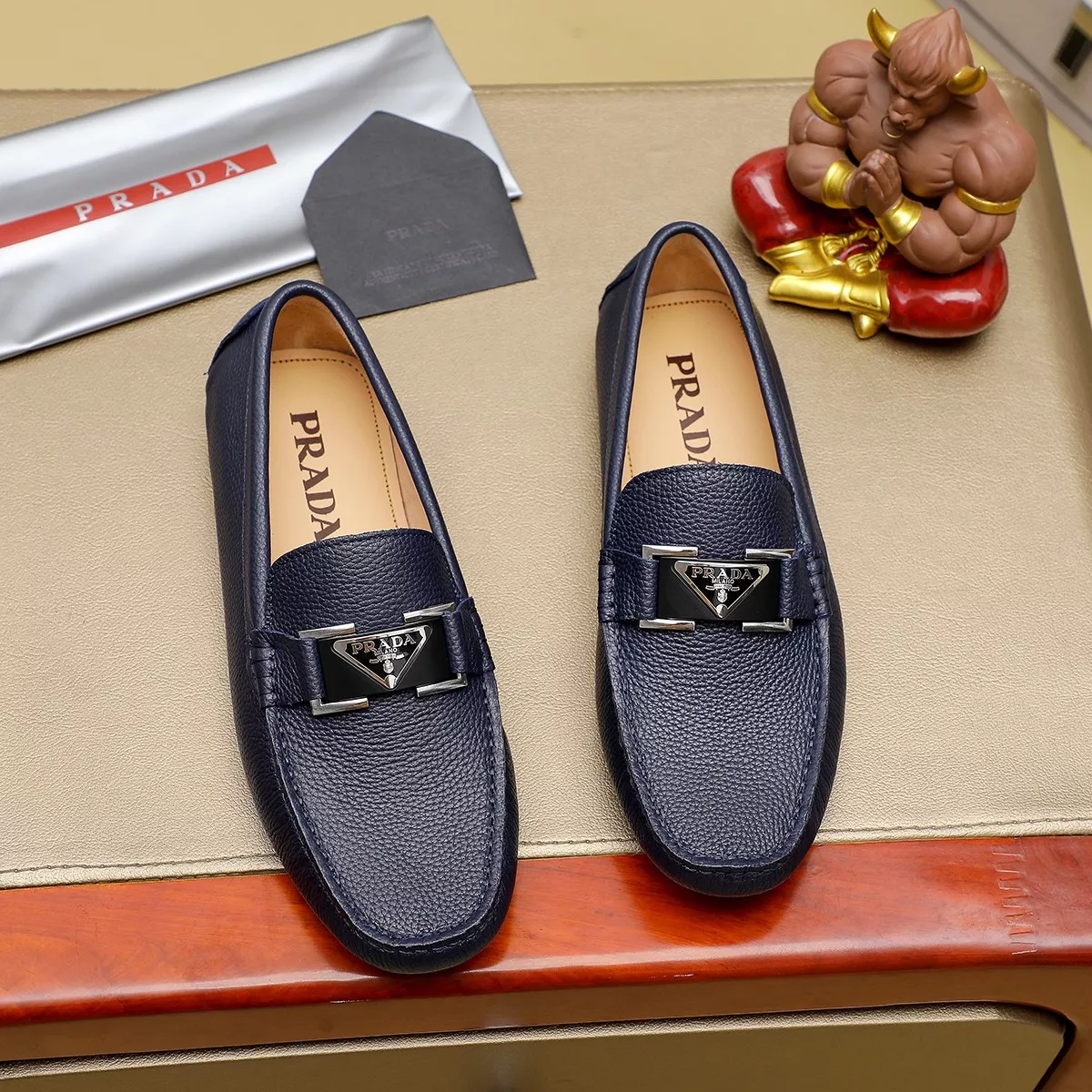 Sophisticated 4066 Prada Leather Shoes For Men