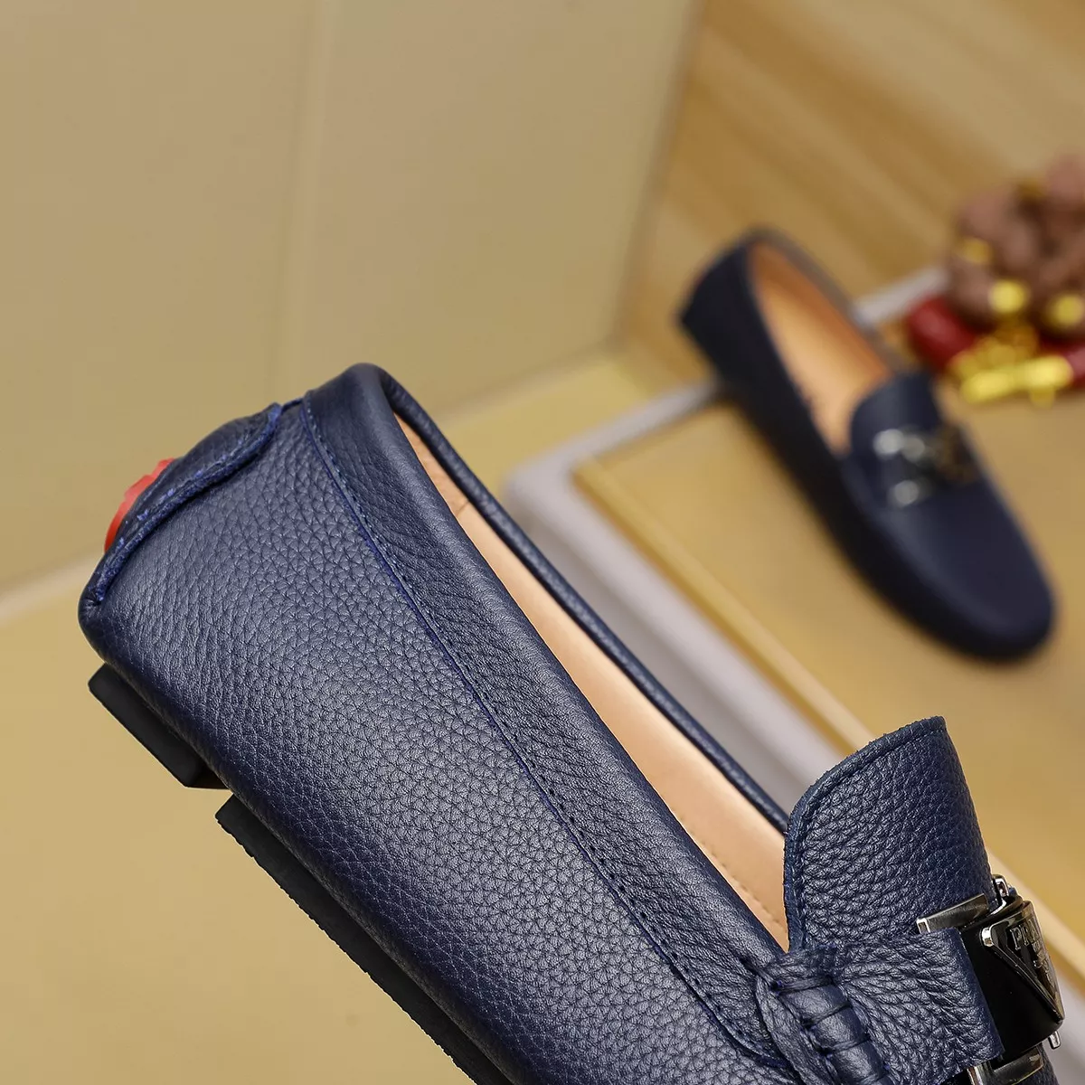Sophisticated 4066 Prada Leather Shoes For Men