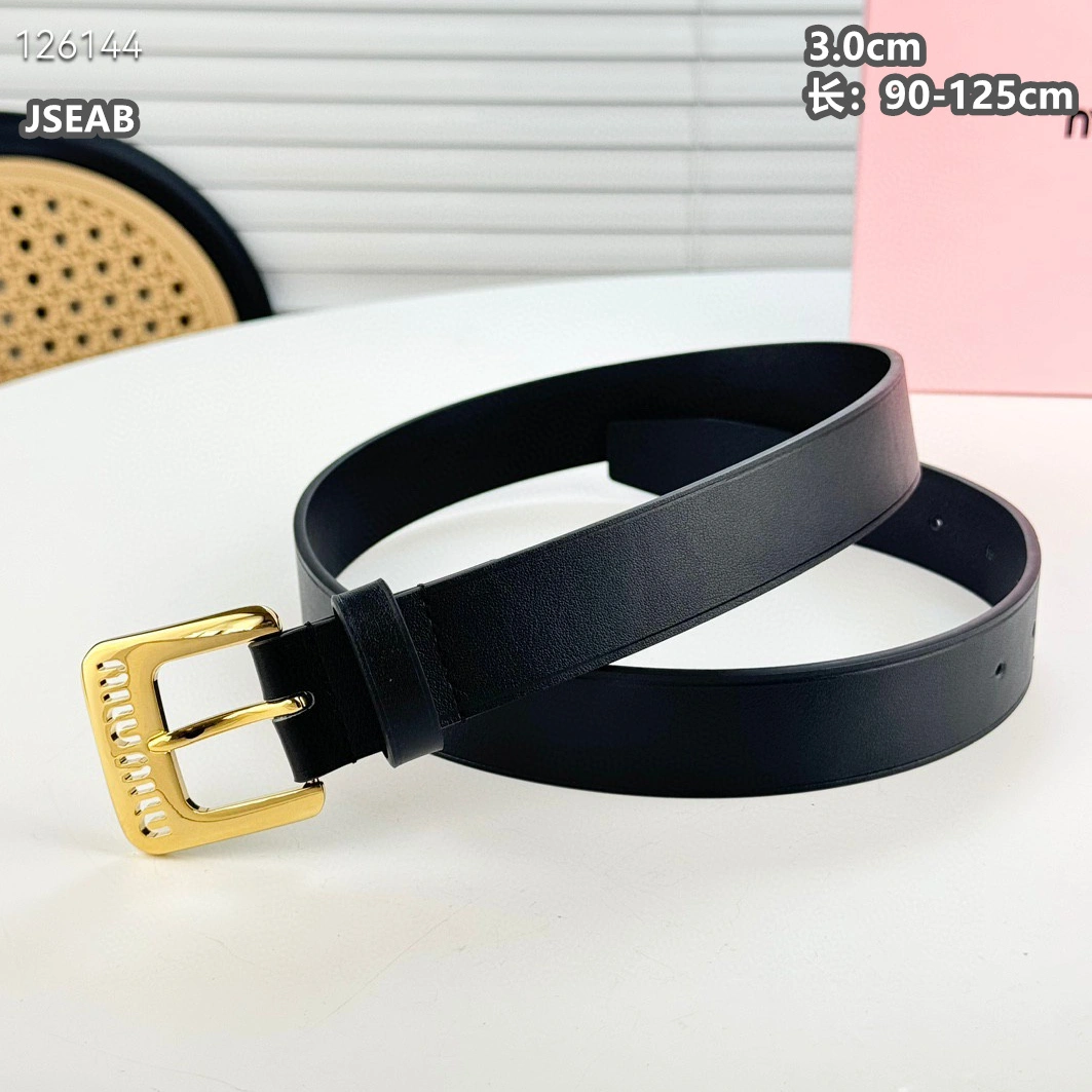 Sophisticated 4129 MIU MIU AAA Quality Belts For Unisex