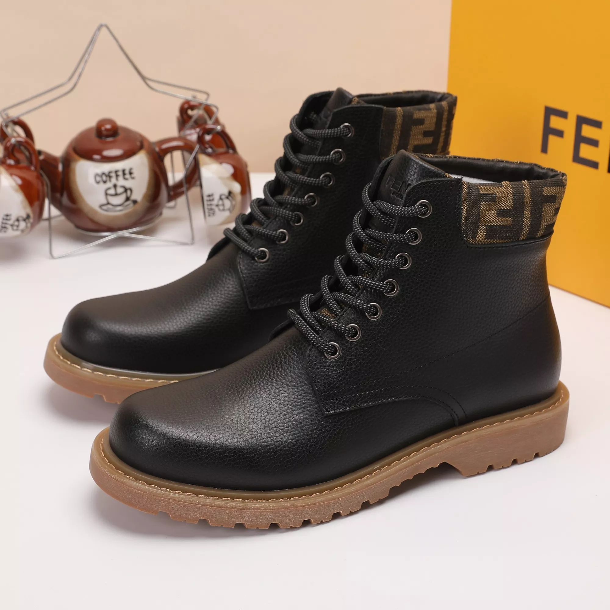 Sophisticated 4465 Fendi Fashion Boots For Men