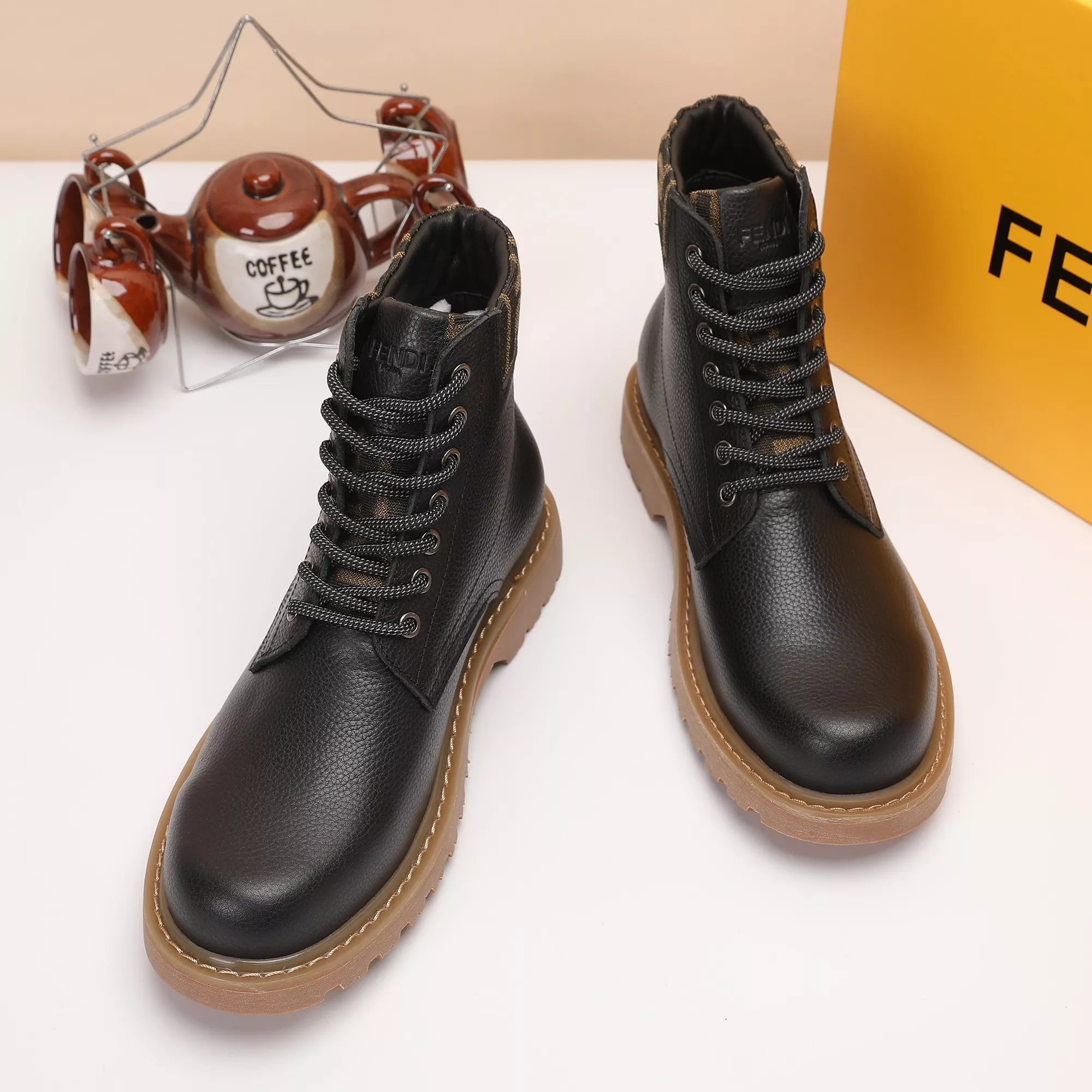 Sophisticated 4465 Fendi Fashion Boots For Men