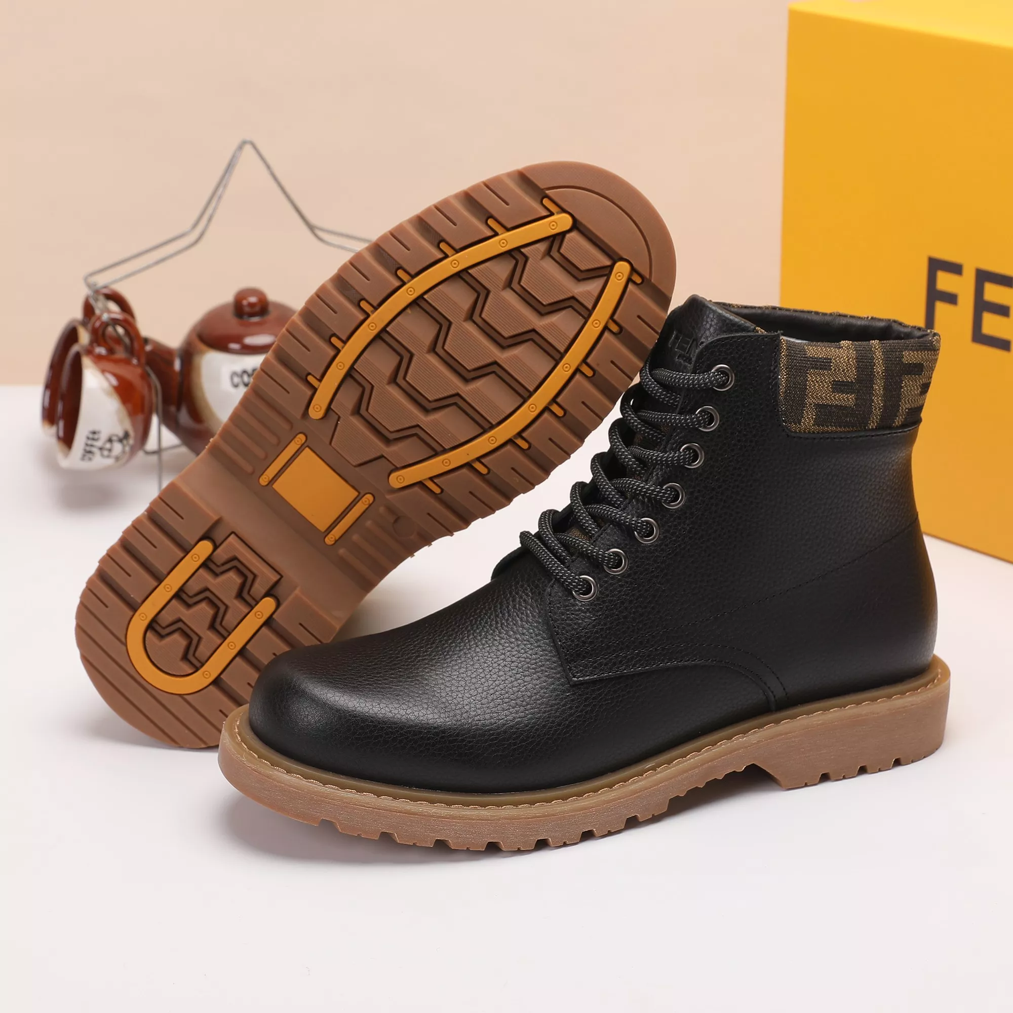 Sophisticated 4465 Fendi Fashion Boots For Men