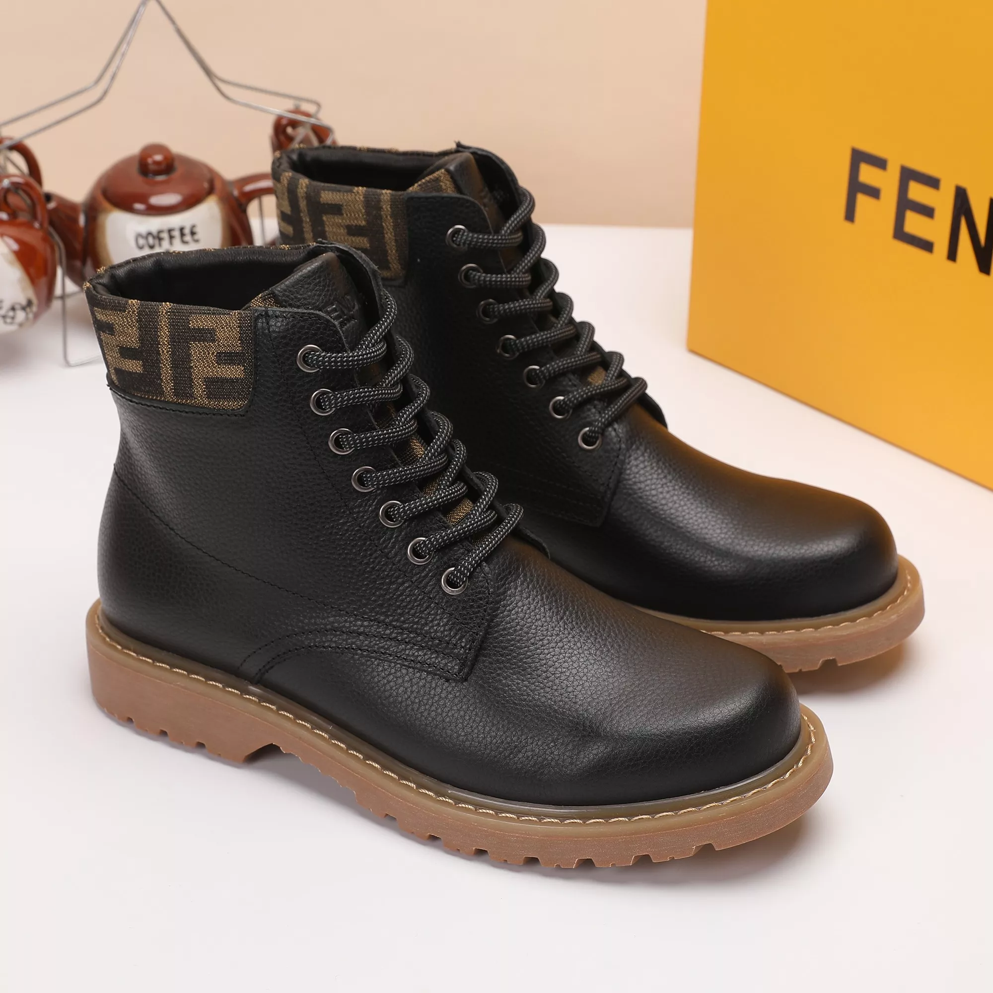 Sophisticated 4465 Fendi Fashion Boots For Men