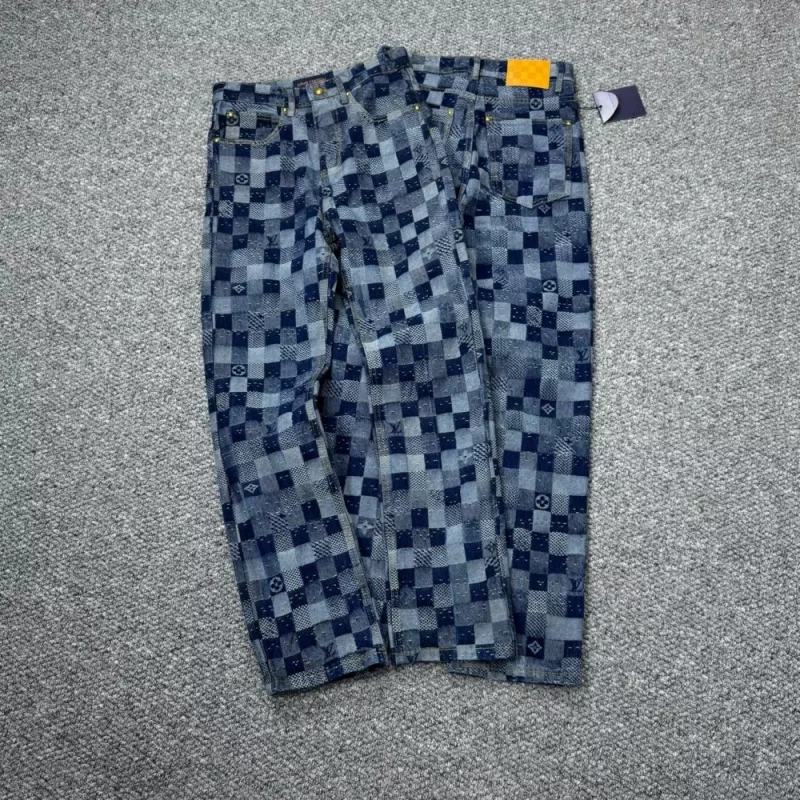 Sophisticated 4474 Louis Vuitton LV Jeans For Unisex