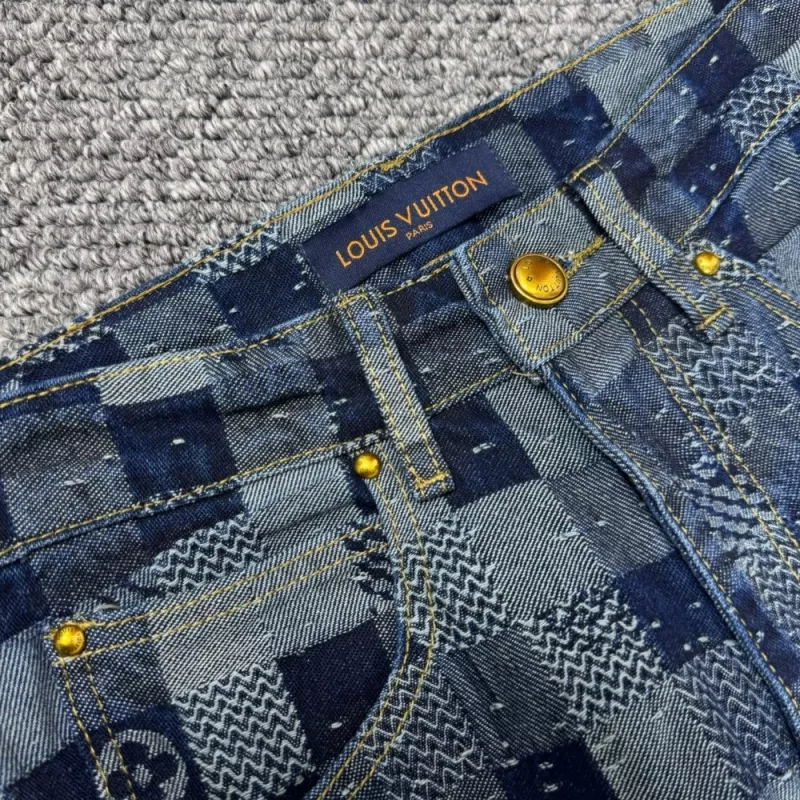 Sophisticated 4474 Louis Vuitton LV Jeans For Unisex