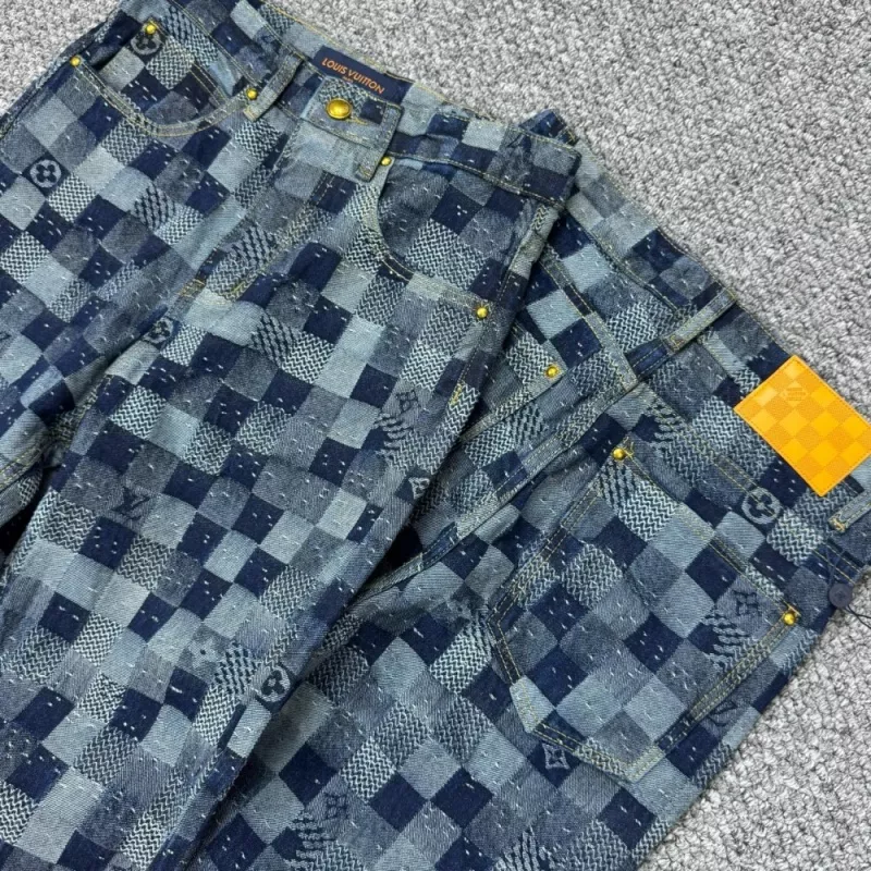 Sophisticated 4474 Louis Vuitton LV Jeans For Unisex
