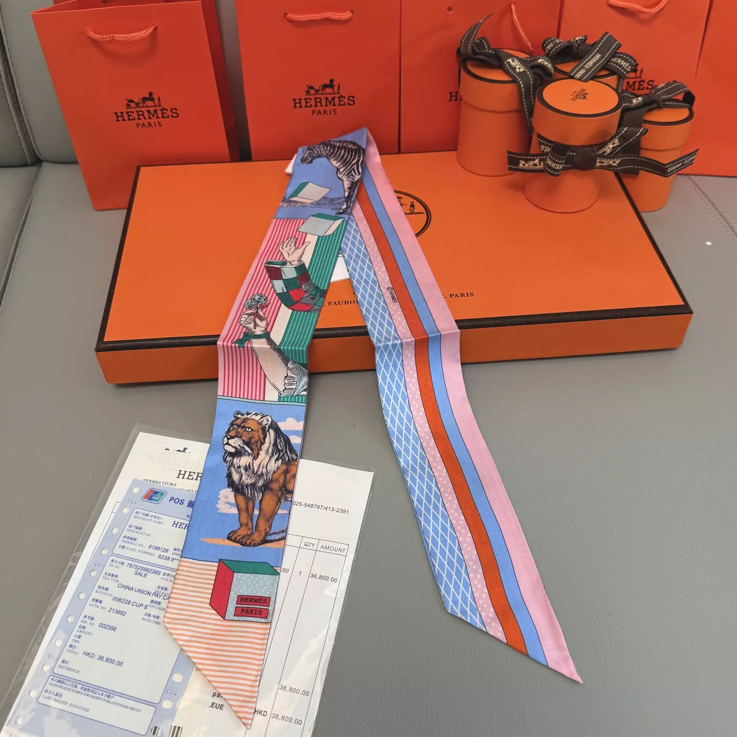 Sophisticated 4707 Hermes Silk Scarf