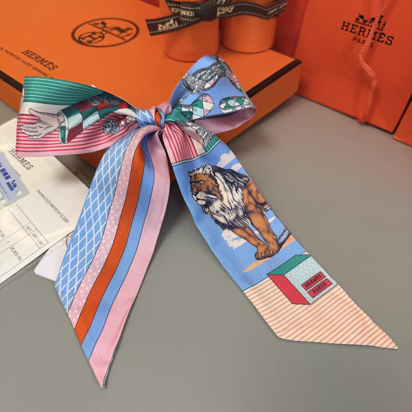 Sophisticated 4707 Hermes Silk Scarf