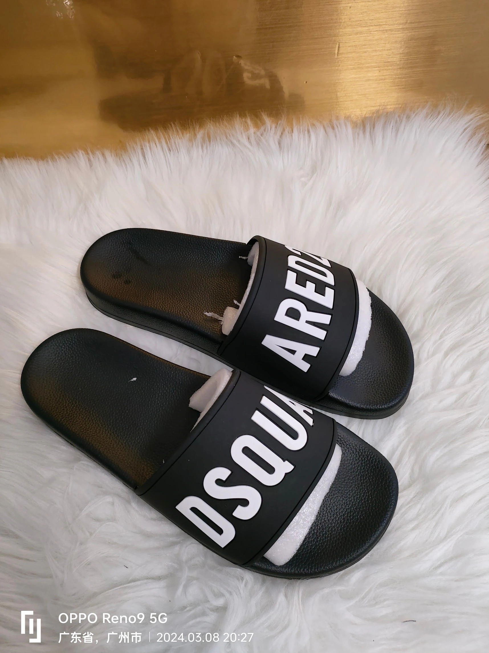 Sophisticated 4715 Dsquared Slippers For Men