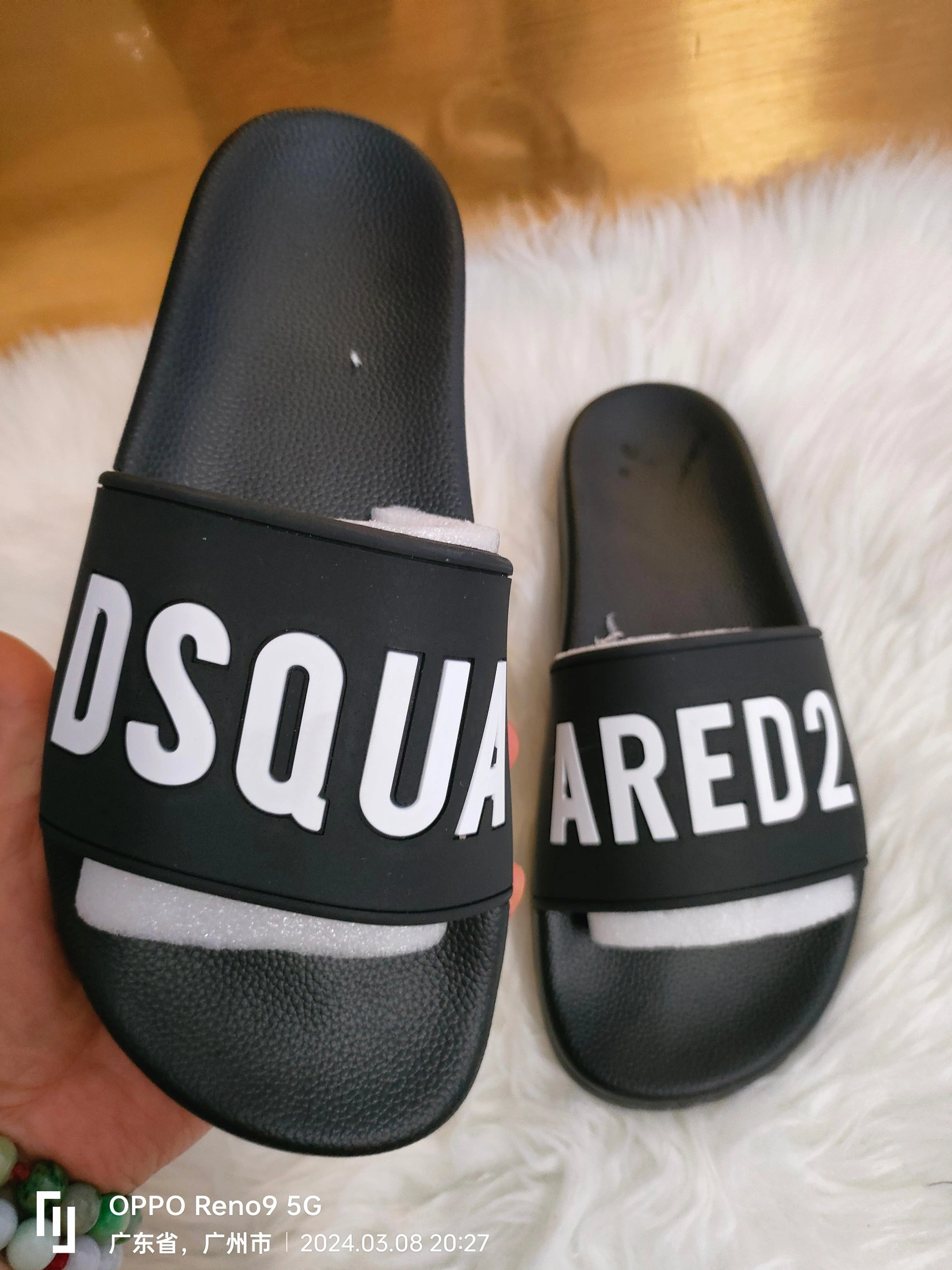 Sophisticated 4715 Dsquared Slippers For Men