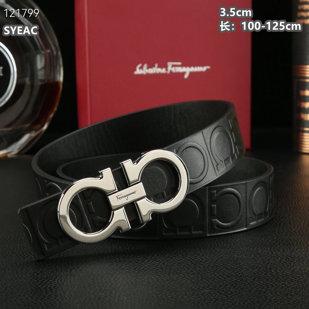 Sophisticated 5264 Salvatore Ferragamo AAA Quality Belts For Men