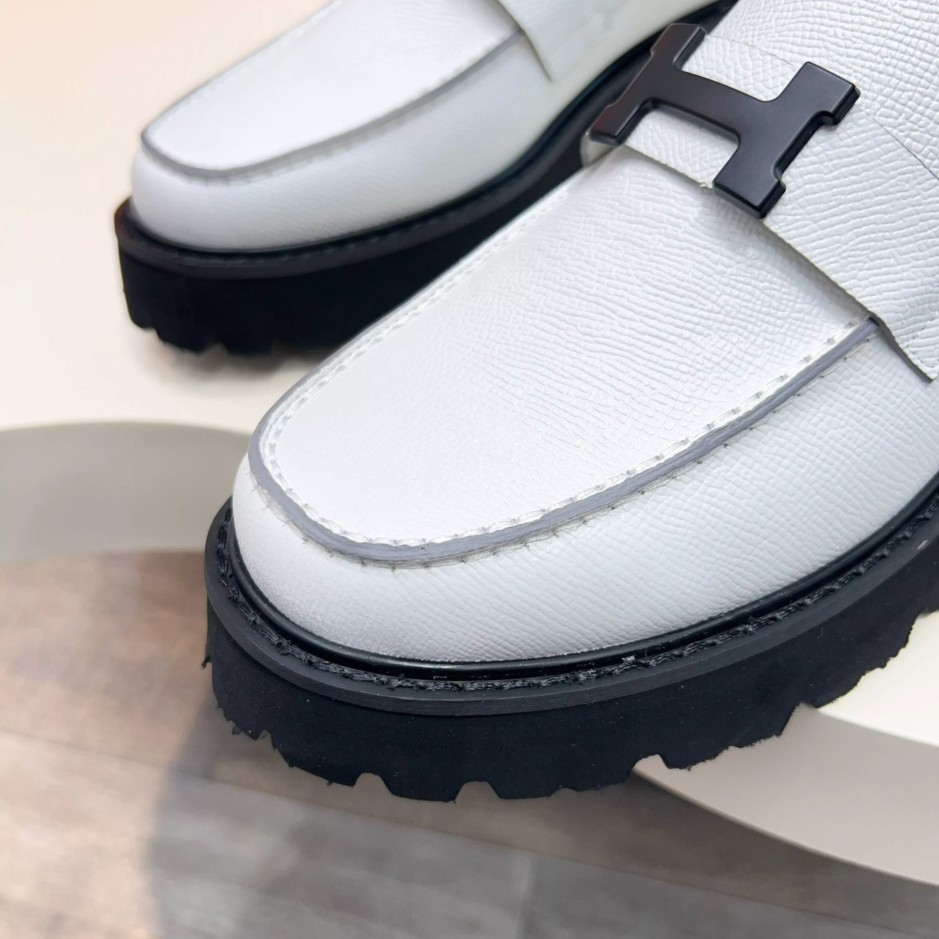 Sophisticated 5493 Hermes Leather Shoes For Men