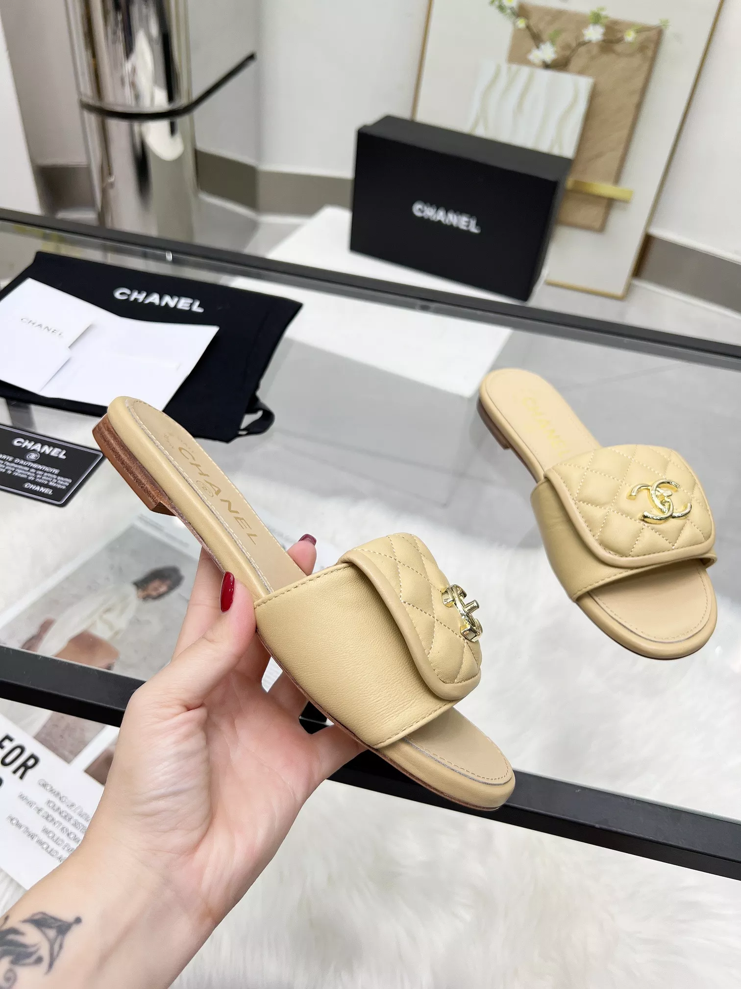 Sophisticated 5714 Chanel Slippers For Women