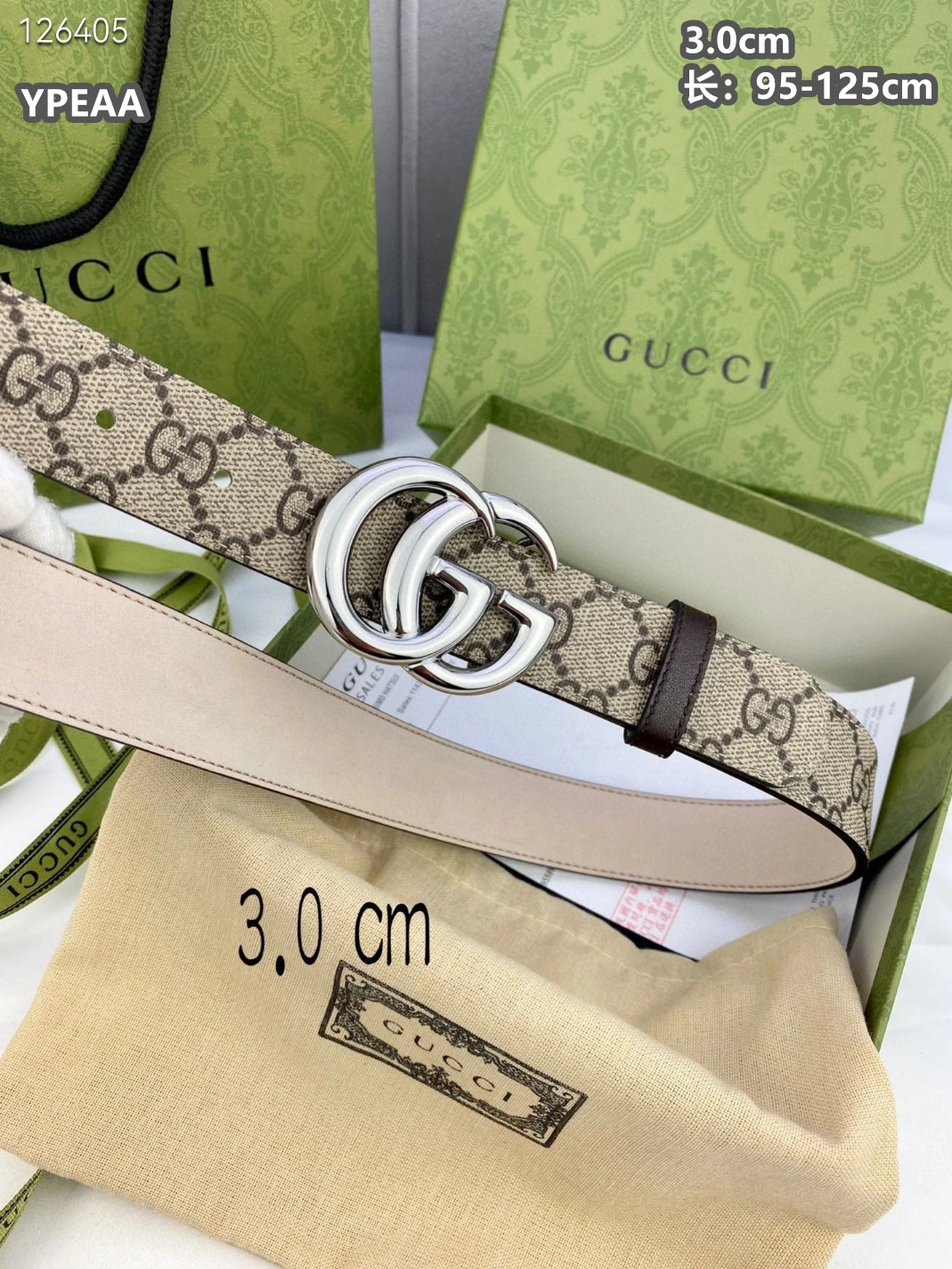 Sophisticated 5851 Gucci AAA Quality Belts For Women