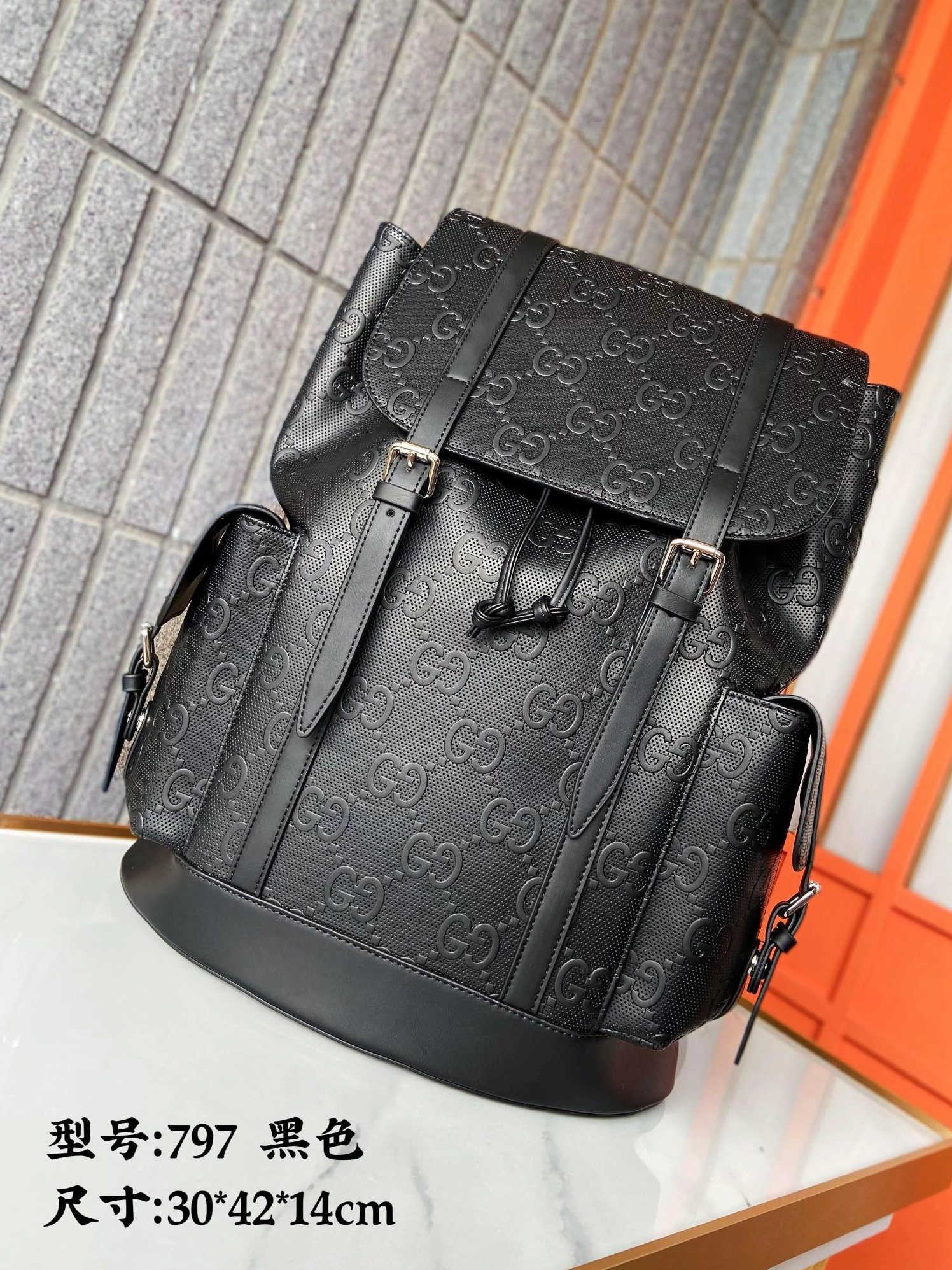 Sophisticated 5889 Gucci AAA Man Backpacks