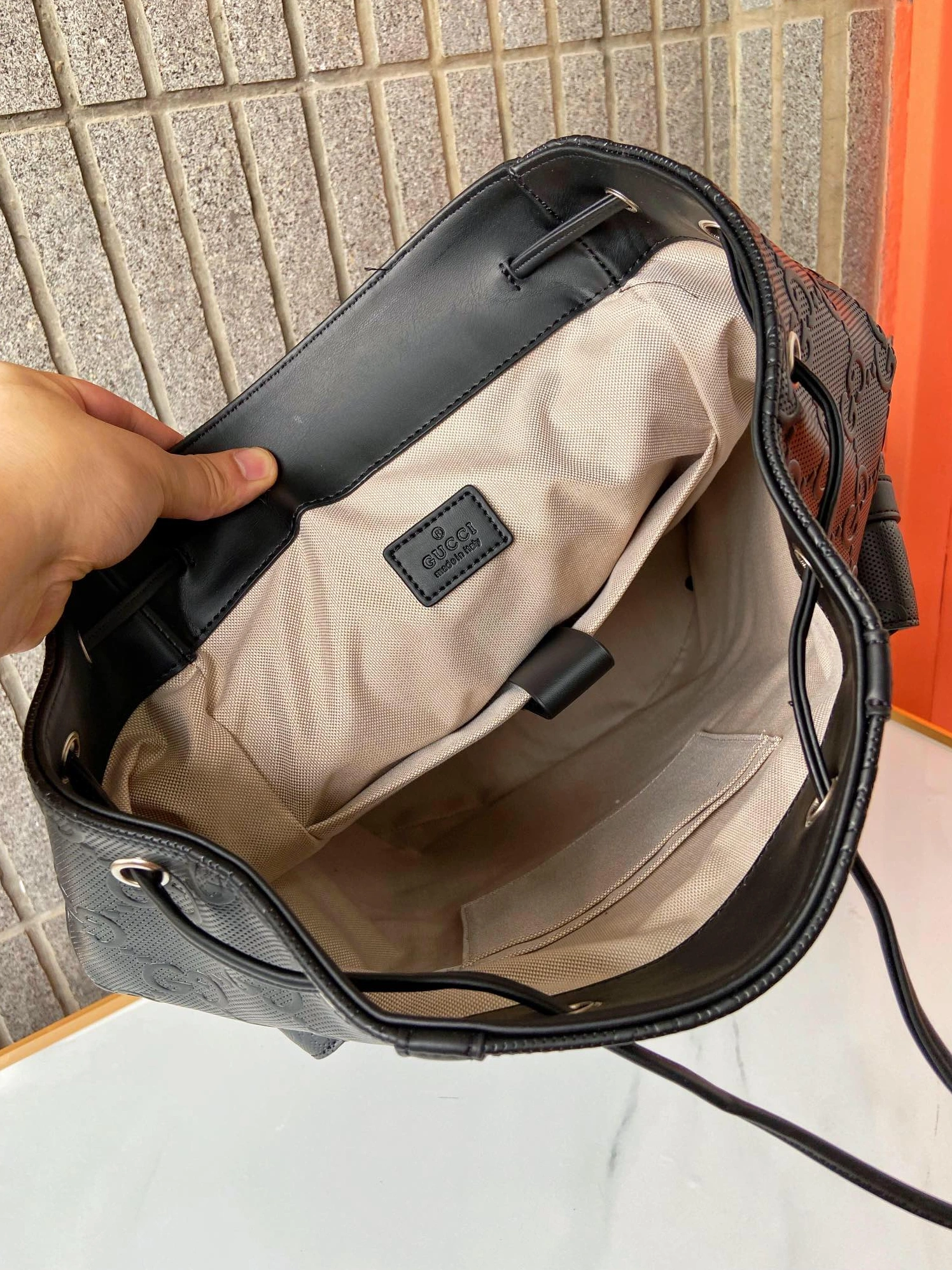 Sophisticated 5889 Gucci AAA Man Backpacks