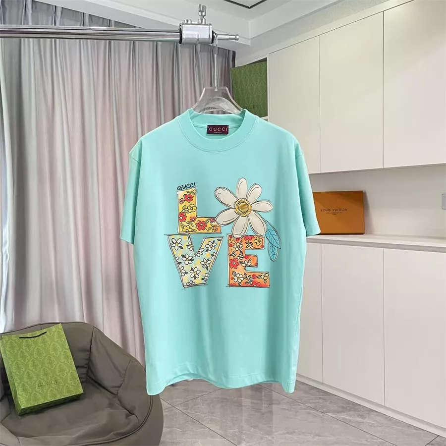 Sophisticated 5917 Gucci T-Shirts Short Sleeved For Unisex