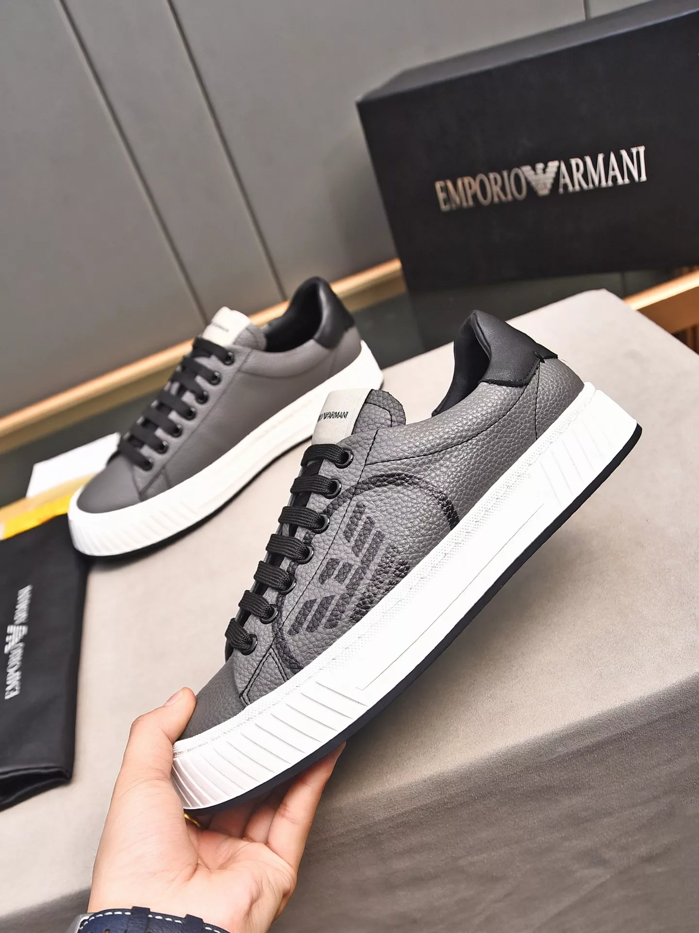 Sophisticated 6219 Armani Casual Shoes For Men