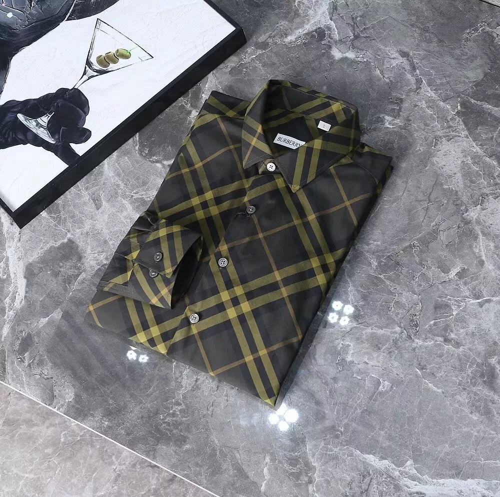 Sophisticated 6381 Burberry Shirts Long Sleeved For Men