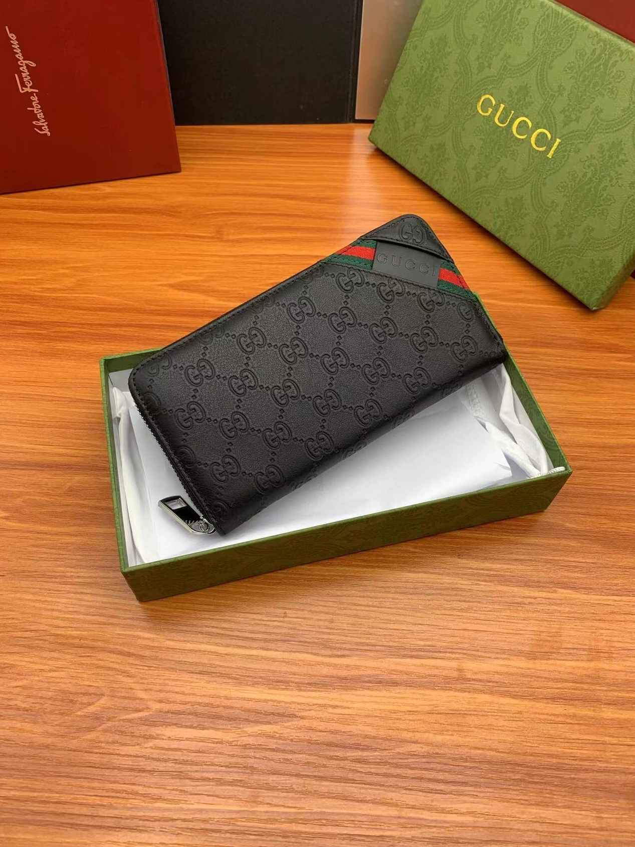 Sophisticated 6412 Gucci AAA Man Wallets