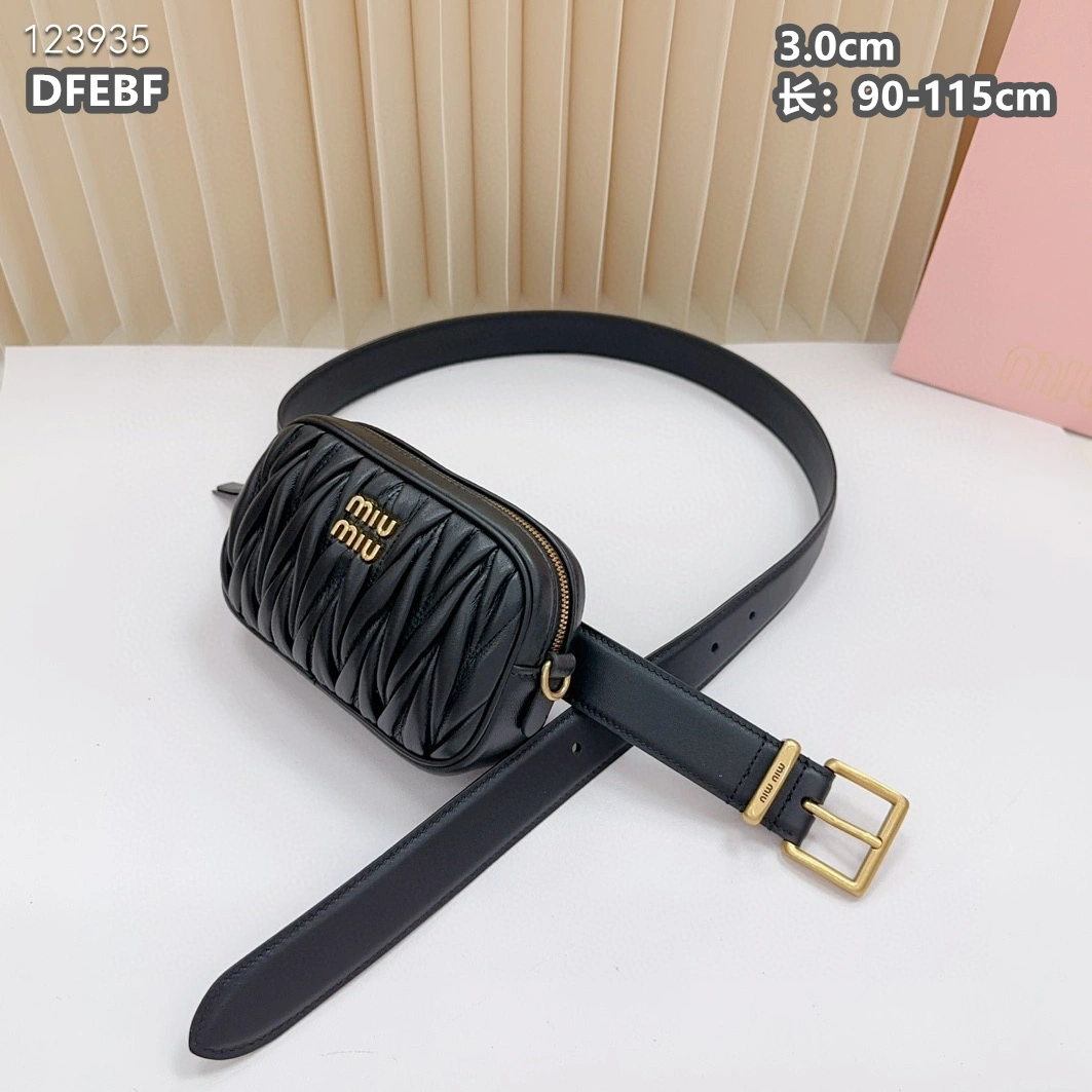 Sophisticated 6596 MIU MIU AAA Quality Belts For Women