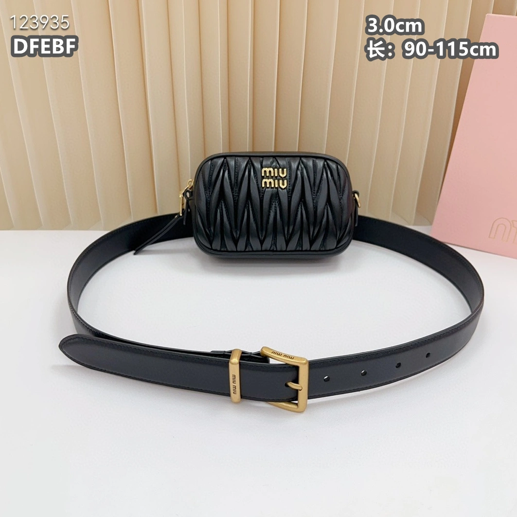 Sophisticated 6596 MIU MIU AAA Quality Belts For Women