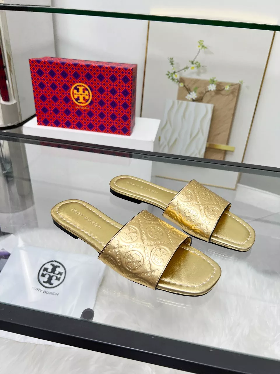 Sophisticated 6935 Tory Burch TB Slippers For Women
